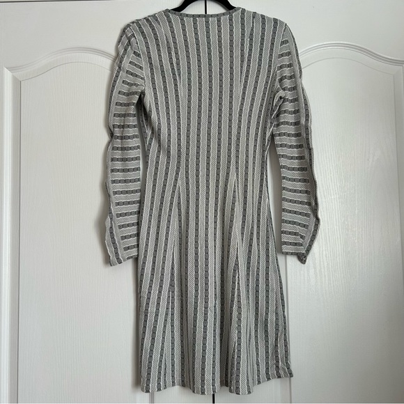 BCBGMAXAZRIA Marlin Ivory/Black Dress - Picture 8 of 9